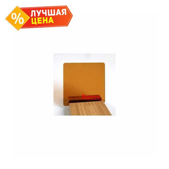 Монолитный поликарбонат 6 мм BORREX коричневый 2050х3050 мм