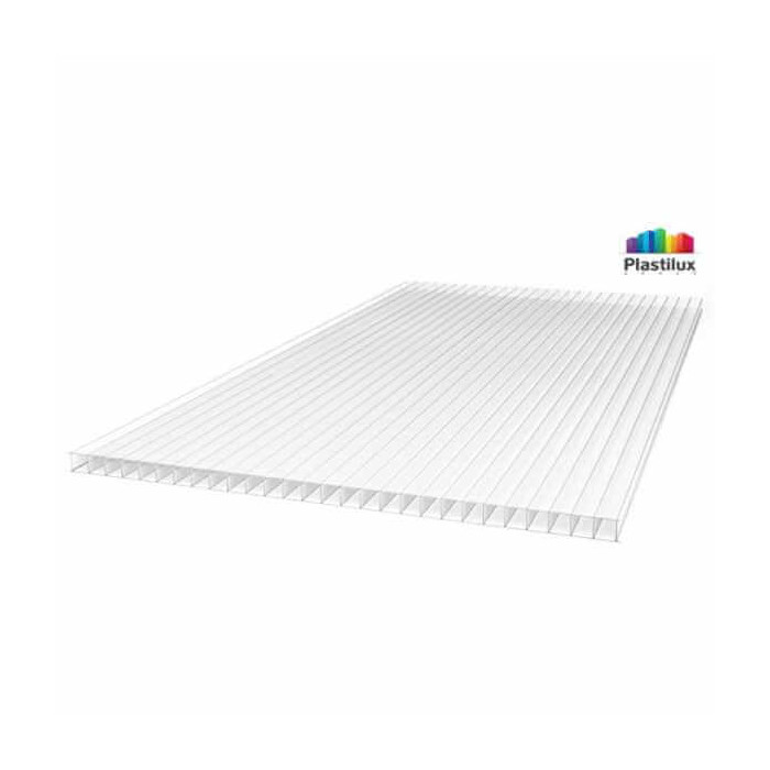 Сотовый поликарбонат 4 мм POLYNEX прозрачный 2100х6000 мм