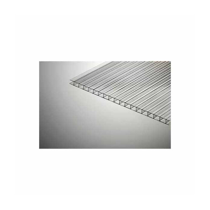 Сотовый поликарбонат 10 мм КОЛИБРИ прозрачный 2100х6000 мм